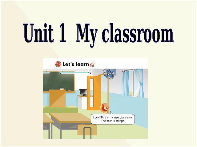 四年级下册英语(PEP版)pep英语《Unit1 My School let's learn》第1页