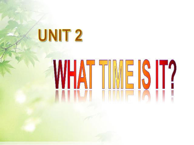 四年级下册英语(PEP版)《Unit2 What Time Is It》英语第1页