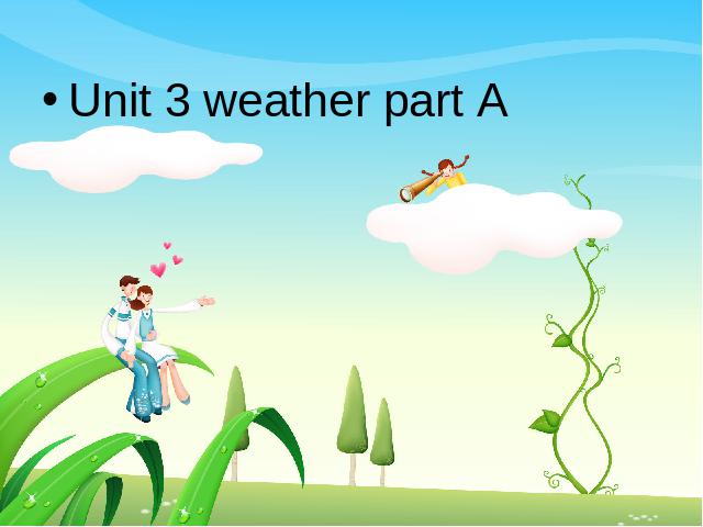 四年级下册英语(PEP版)PEP《unit3 Weather》英语第2页