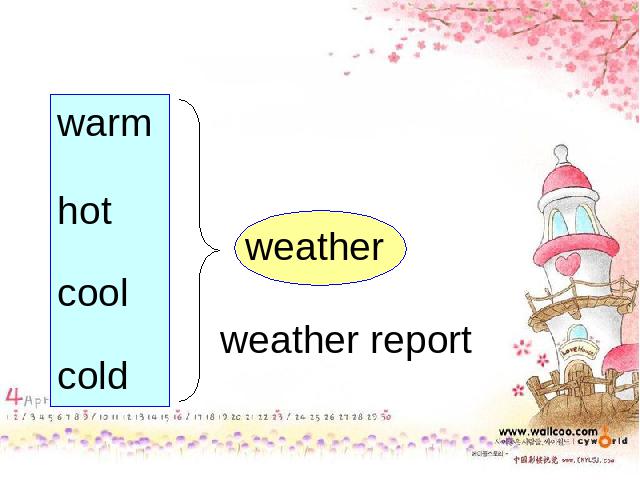 四年级下册英语(PEP版)课件《unit3 Weather》（PEP英语）第8页