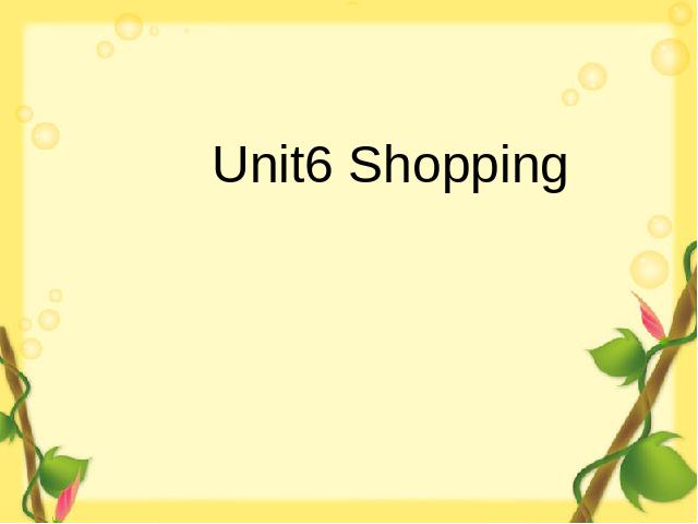 四年级下册英语(PEP版)PEP英语《unit6 Shopping》（）第1页