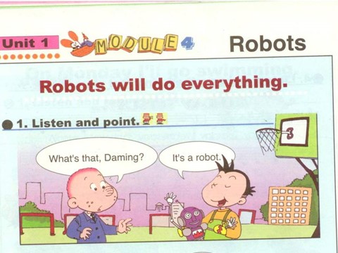 四年级下册英语（外研版三起点）Unit1 Robots will do everythingppt课件第10页