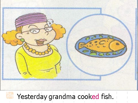 四年级下册英语（外研版三起点）教学原创Unit2 Grandma cooked fishppt课件第8页