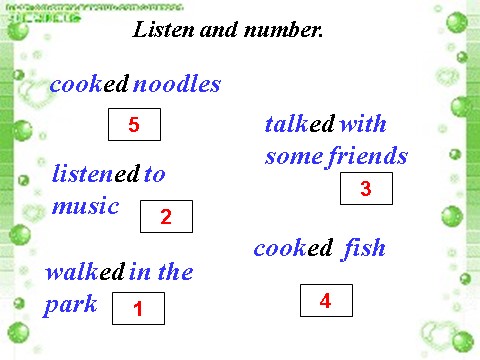 四年级下册英语（外研版三起点）原创Module7 Unit2 Grandma cooked fishppt课件第5页