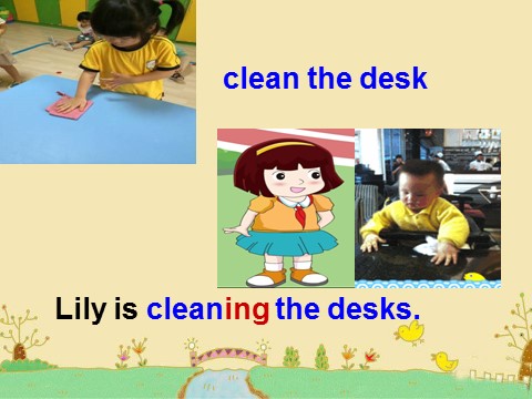 四年级下册英语（闽教版）闽教版英语四下Unit 2《Cleaning Day》（Part A）ppt课件1第10页