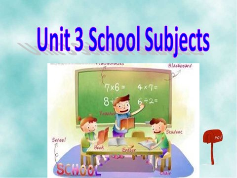 四年级下册英语（闽教版）Unit 3 School Subjects Part A 2第1页