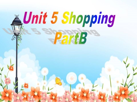 四年级下册英语（闽教版）Unit 5 Shopping Part B第1页