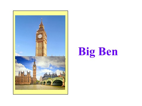 四年级下册英语（闽教版）Big Ben背景知识第1页