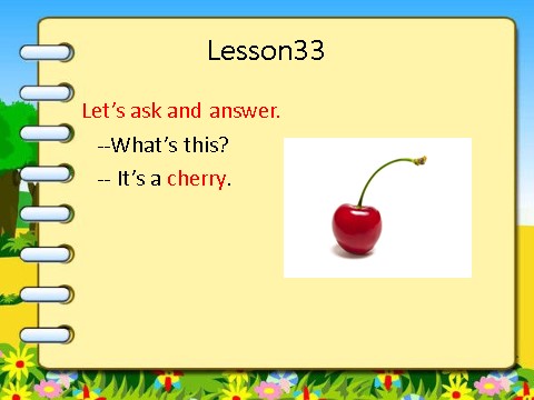 五年级上册英语（精通版）ruit Lesson 33 课件2第2页