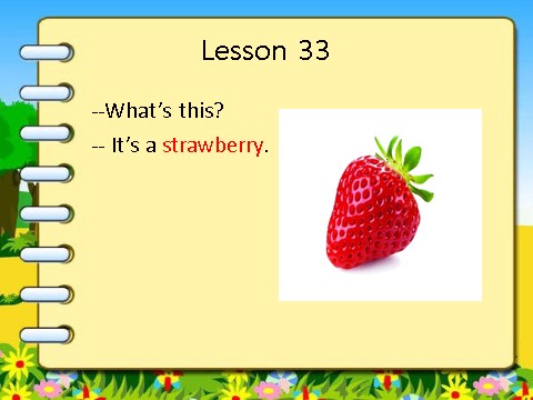 五年级上册英语（精通版）ruit Lesson 33 课件2第4页