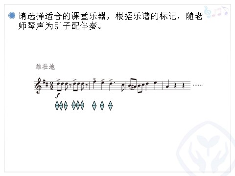 五年级上册音乐（人教版）拉德茨基进行曲(五线谱)第4页