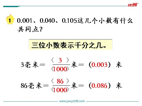 五年级上册数学（苏教版）第1课时 小数的意义和读写第10页