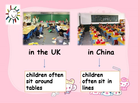 五年级上册英语（外研一起点）Unit 1 Children often sit around tables第4页