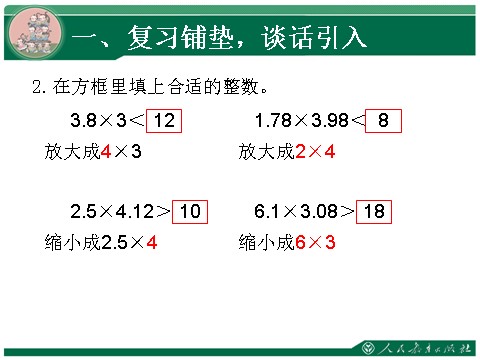 五年级上册数学（人教版）1.6《小数乘法》教学课件（第6课时）第3页