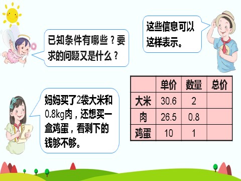 五年级上册数学（人教版）解决问题（1）第7页