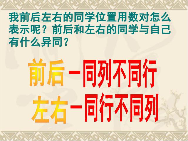 五年级上册数学（人教版）《用数对确定位置》ppt数学课件下载第5页