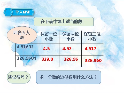 五年级上册数学（人教版）第三课积的近似数（课件）第2页