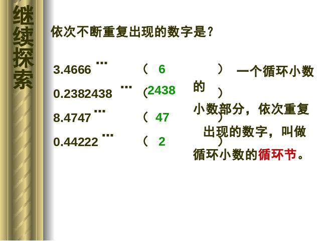 五年级上册数学（人教版）数学《循环小数》()第9页