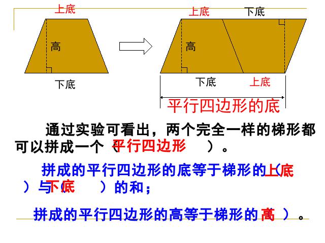 五年级上册数学（人教版）《梯形的面积》下载第7页