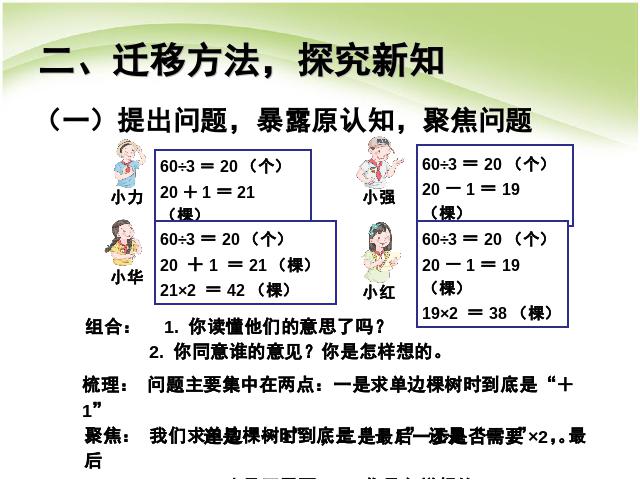 五年级上册数学（人教版）第七单元数学广角:植树问题例2数学第4页