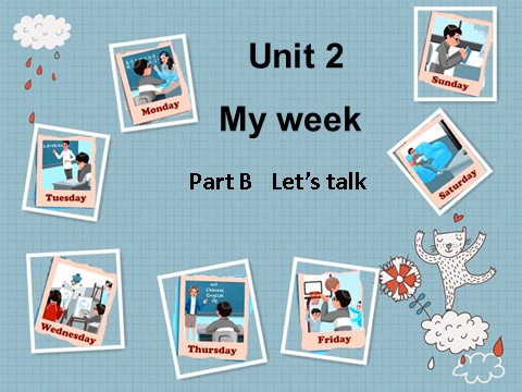 五年级上册英语(PEP版)Unit 2 B lets talk第1页