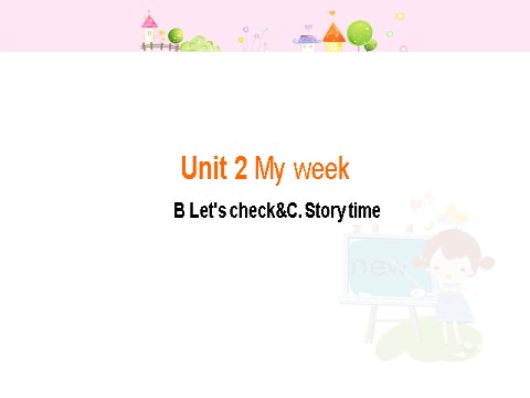 五年级上册英语(PEP版)Unit 2 B Let's check&C Story time(1)第1页