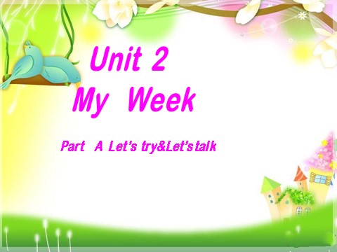 五年级上册英语(PEP版)Unit 2 A Let's  try&Let's talk(1)第1页