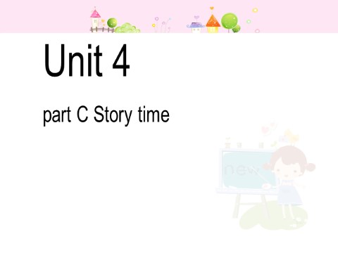 五年级上册英语(PEP版)Unit 4 C Story time第1页