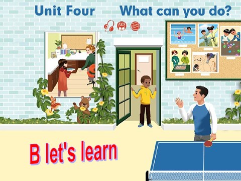 五年级上册英语(PEP版)B lets learn第1页