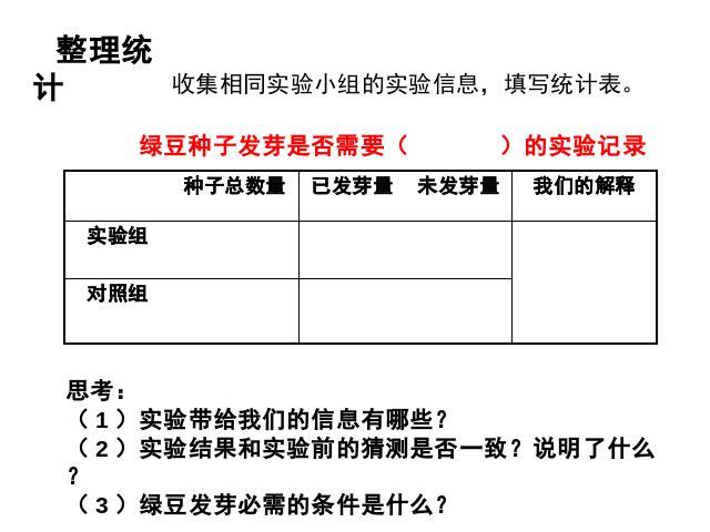 五年级上册科学科学《1.2种子发芽实验(二)》第3页