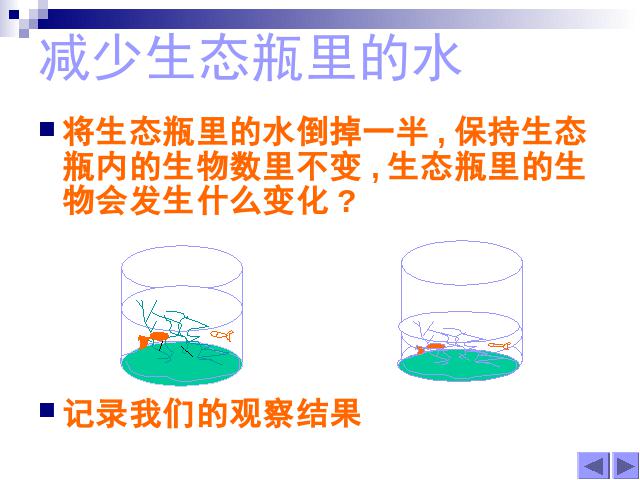 五年级上册科学科学“生物与环境”《1.7改变生态瓶》（）第3页