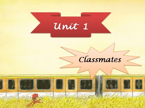 五年级上册英语（SL版）Unit 1 Classmates 课件第1页