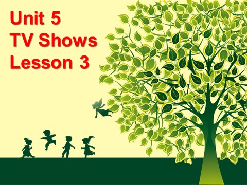 五年级上册英语（SL版）Unit 5 TV Shows Lesson 1 课件 2第1页