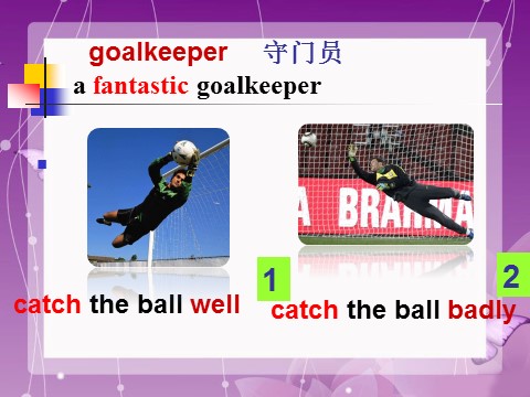 五年级上册英语（外研三起点）Module 6 Unit 1 You can play football well. 课件第7页