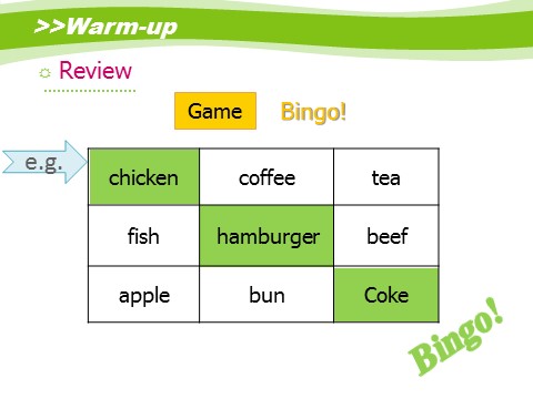 五年级上册英语（湘少版）Unit2_I'd_like_a_hamburger第2课时课件第2页