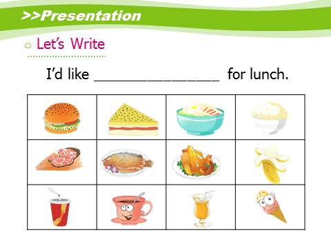 五年级上册英语（湘少版）Unit2_I'd_like_a_hamburger第3课时课件第6页