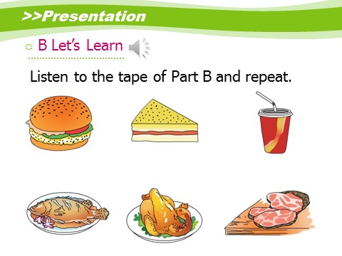五年级上册英语（湘少版）Unit2_I'd_like_a_hamburger第1课时课件第6页