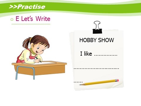 五年级上册英语（湘少版）Unit9_What’s_your_hobby？第3课时课件第6页