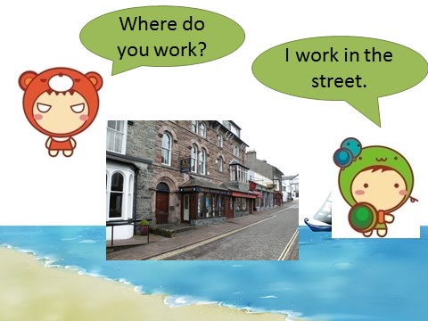 五年级上册英语（科普版）Lesson 5 What do you do—What do you do及Where do you work对话操练第6页