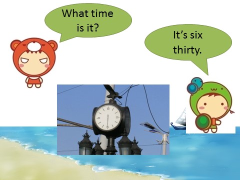 五年级上册英语（科普版）Lesson 7 It's seven thirty-five—What time is it句型操练第7页