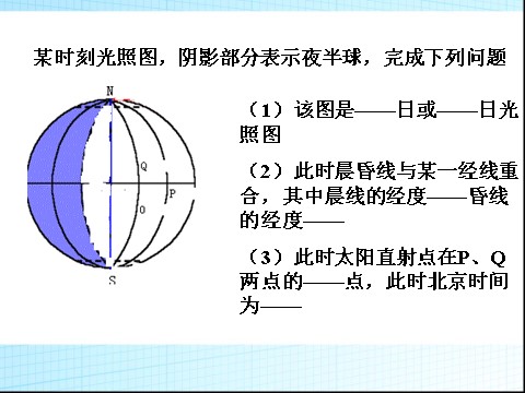 五年级下册科学（教科版）原创五下科学第四单元:地球的运动复习ppt课件第7页