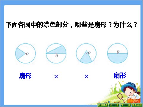 五年级下册数学（苏教版）数学优质课扇形的初步认识ppt课件第9页