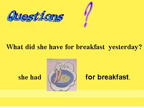 五年级下册英语（外研版三起点）优质课外研版She had eggs and sausagesppt课件第10页