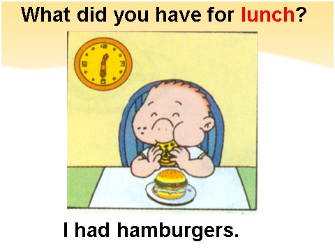 五年级下册英语（外研版三起点）外研版英语Sam ate four hamburgersppt课件第3页