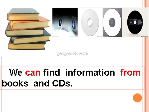 五年级下册英语（外研版三起点）We can find information from books and CDs外研版课件第6页