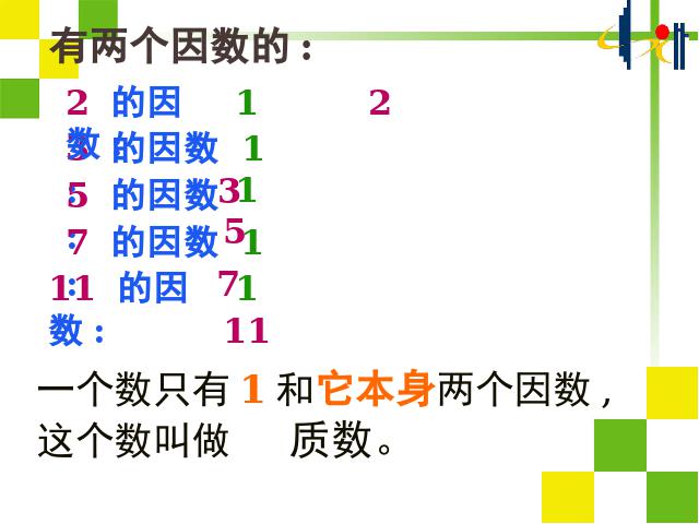 五年级下册数学（人教版）数学第二单元(新课标)-《质数和合数》第4页