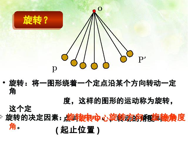 五年级下册数学（人教版）《第五单元:图形的运动（三）旋转》PPT教学原创课件第7页