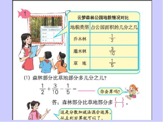 五年级下册数学（人教版）-《分数加减混合运算》下载第7页