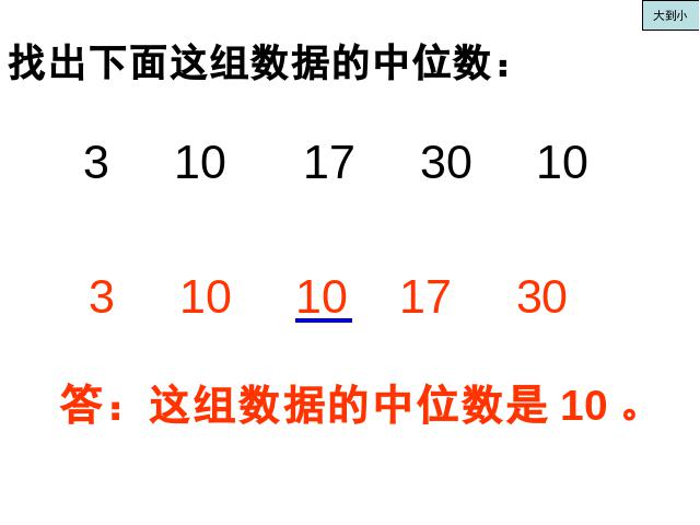 五年级下册数学（人教版）《中位数》ppt数学课件-第6页