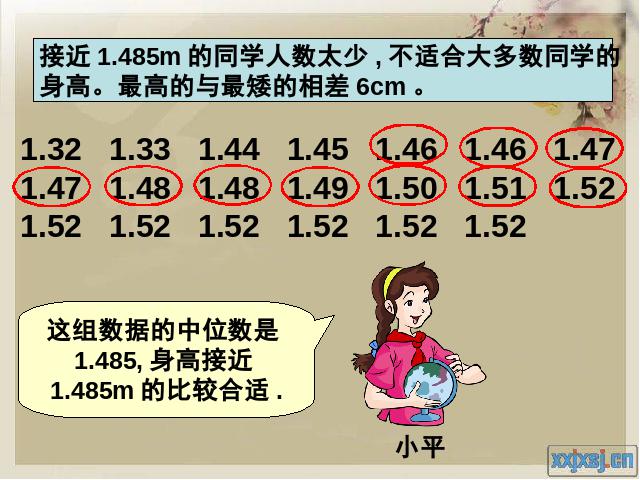 五年级下册数学（人教版）数学第六单元-《统计―众数》第8页